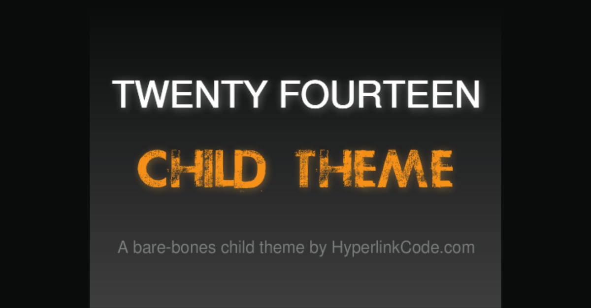 Twenty Fourteen Child Theme Featured Image