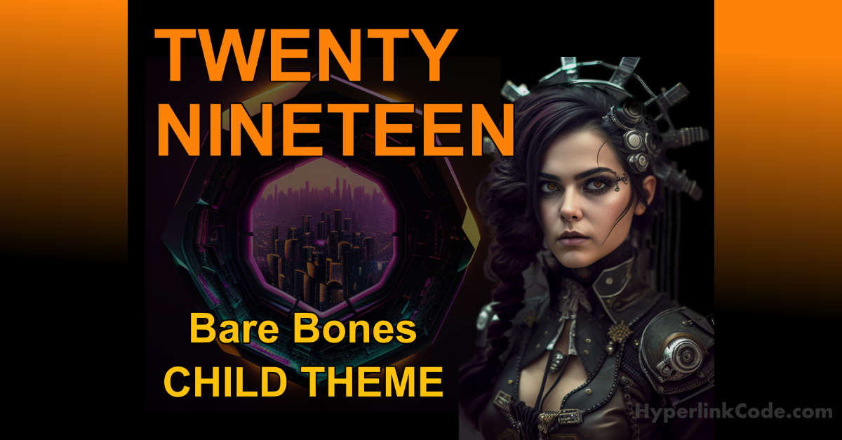 Twenty Nineteen Child Theme Featured Image